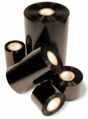 Термо-трансферная лента 80мм*300м Black, Wax, Out, 1" 