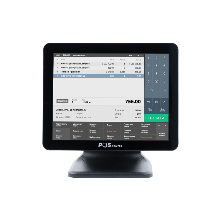 Сенсорный моноблок POScenter Atlas Pro (15.6