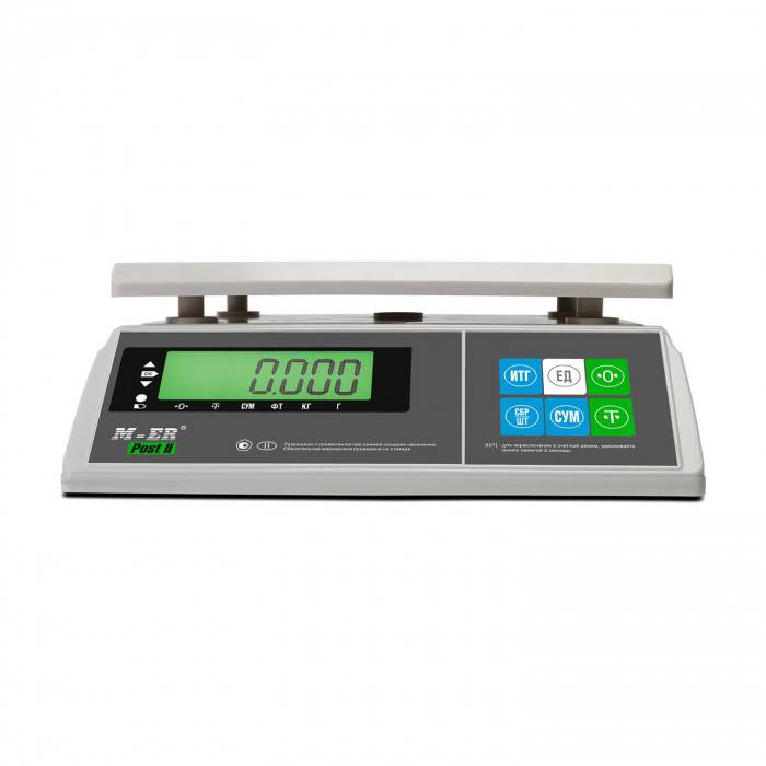 Весы M-ER 326 AFU "Post II" LCD USB-COM 