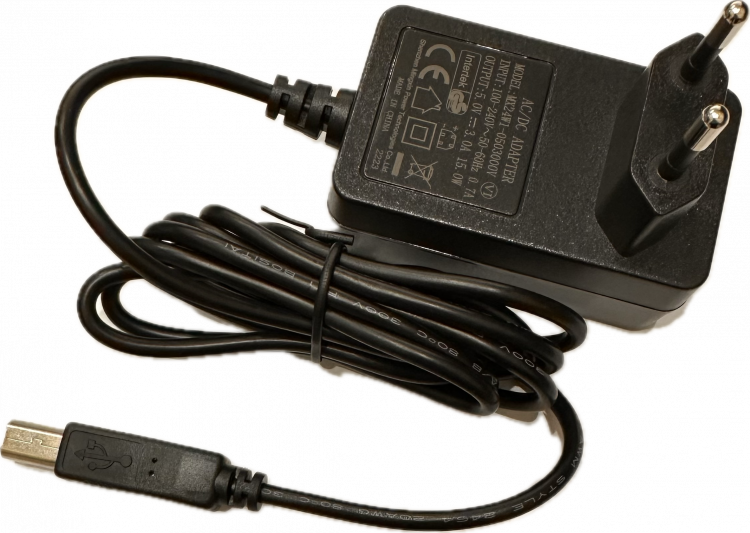 Блок питания с кабелем для АТОЛ Sigma 7Ф (5V 3A) артикул 53669                  