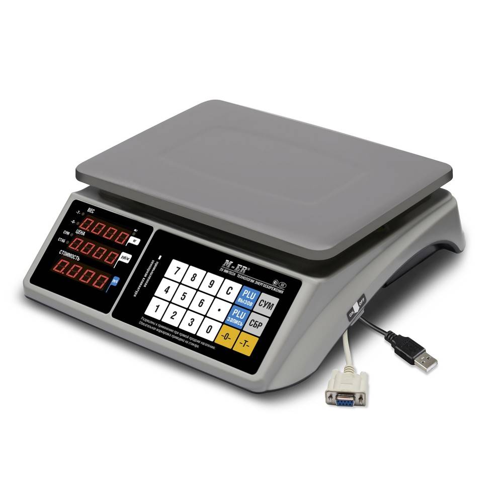 Весы M-ER 328AC-6,1 "Touch-M" USB/RS 