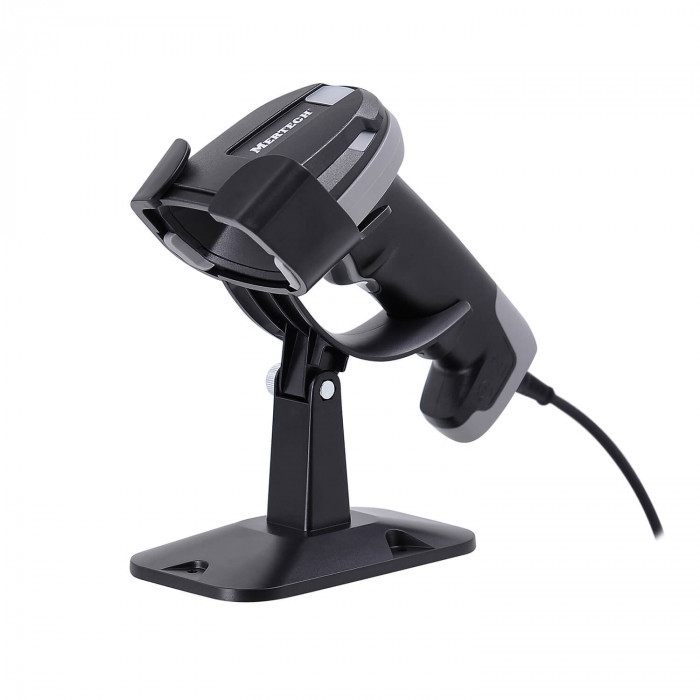 Cканер штрих-кода MERTECH 2410 P2D SUPERLEAD USB Black с подставкой артикул