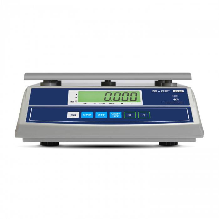 Весы M-ER 326 AFL "Cube" c USB-COM LCD 