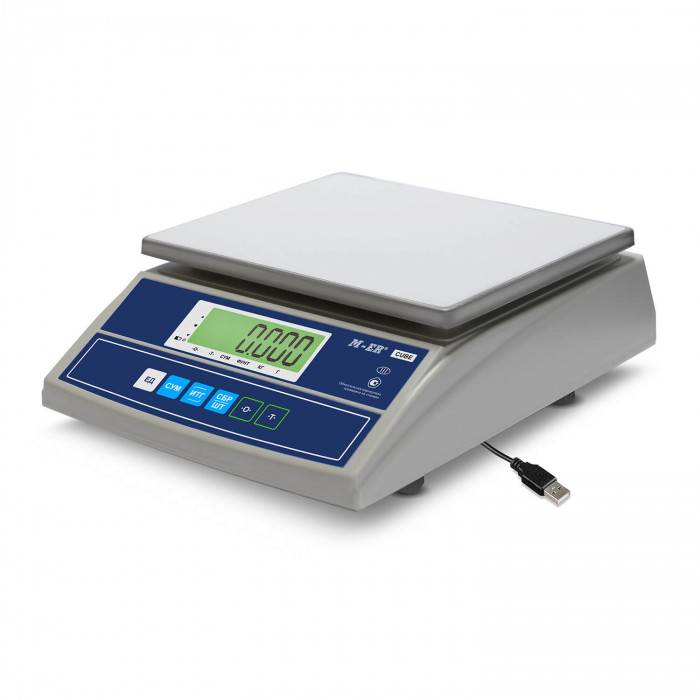 Весы M-ER 326 AFL "Cube" c USB-COM LCD 