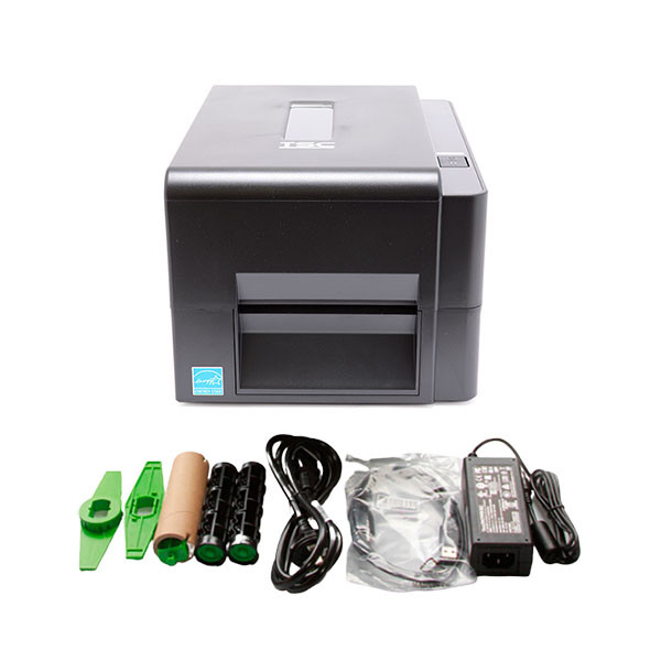 Принтер этикеток (термотрансферный, 300dpi) TSC TE310 RS232, Ethernet, USB Host артикул 99-065A901-00LF00