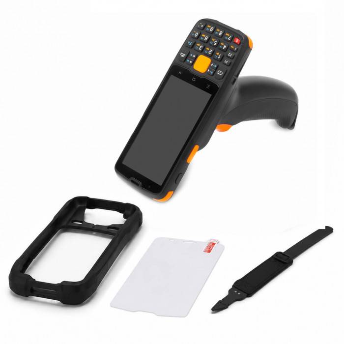 Комплект ТСД MERTECH MovFast S45 GRIP Android 11, 3GB/32GB (чехол, стекло, ремешок) 