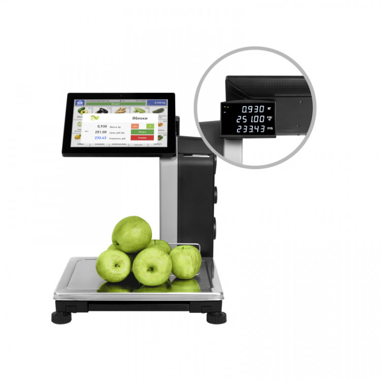 Весы с печатью этикеток МК-6.2-S2L1000(10) артикул 501344                  