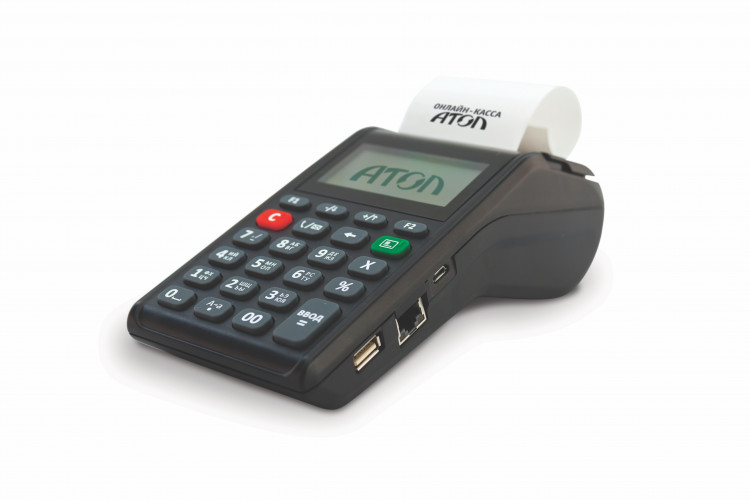 АТОЛ 91Ф. Черный. Без ФН. Ethernet. 2G. Bluetooth. Wi-Fi. 5.0 артикул 53720 Без ФН (5.0)