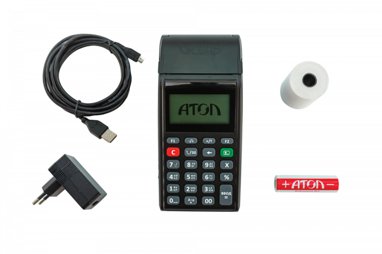 АТОЛ 91Ф. Черный. Без ФН. Ethernet. 2G. Bluetooth. Wi-Fi. 5.0 артикул 53720 Без ФН (5.0)