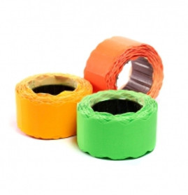 Клейкая лента 26*16 700 эт. волнистый край цветная артикул 0021-448             красная             