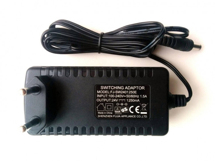 Блок питания MERRYKING MKS-2401250EU 24V 1,25A (СТ-7.2) артикул EN-00006277                  