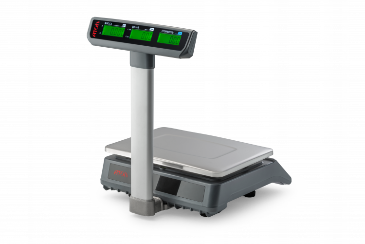 Весы торговые АТОЛ MARTA со стойкой USB, лицензия FDU артикул 61840