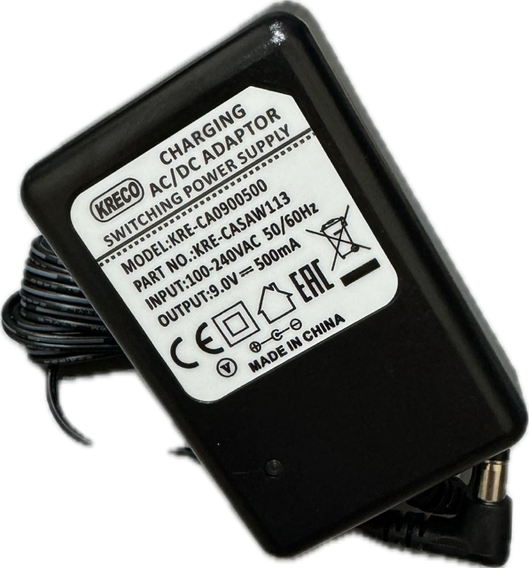 Адаптер 9В/500мА (для всех моделей весов МК, ТВ, 4D) артикул 42090                  