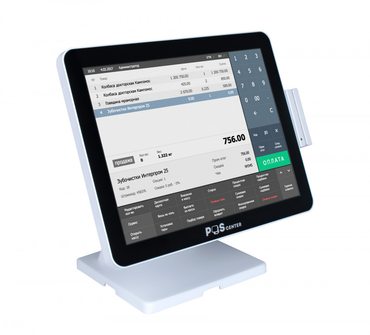 Сенсорный моноблок POScenter Atlas (15