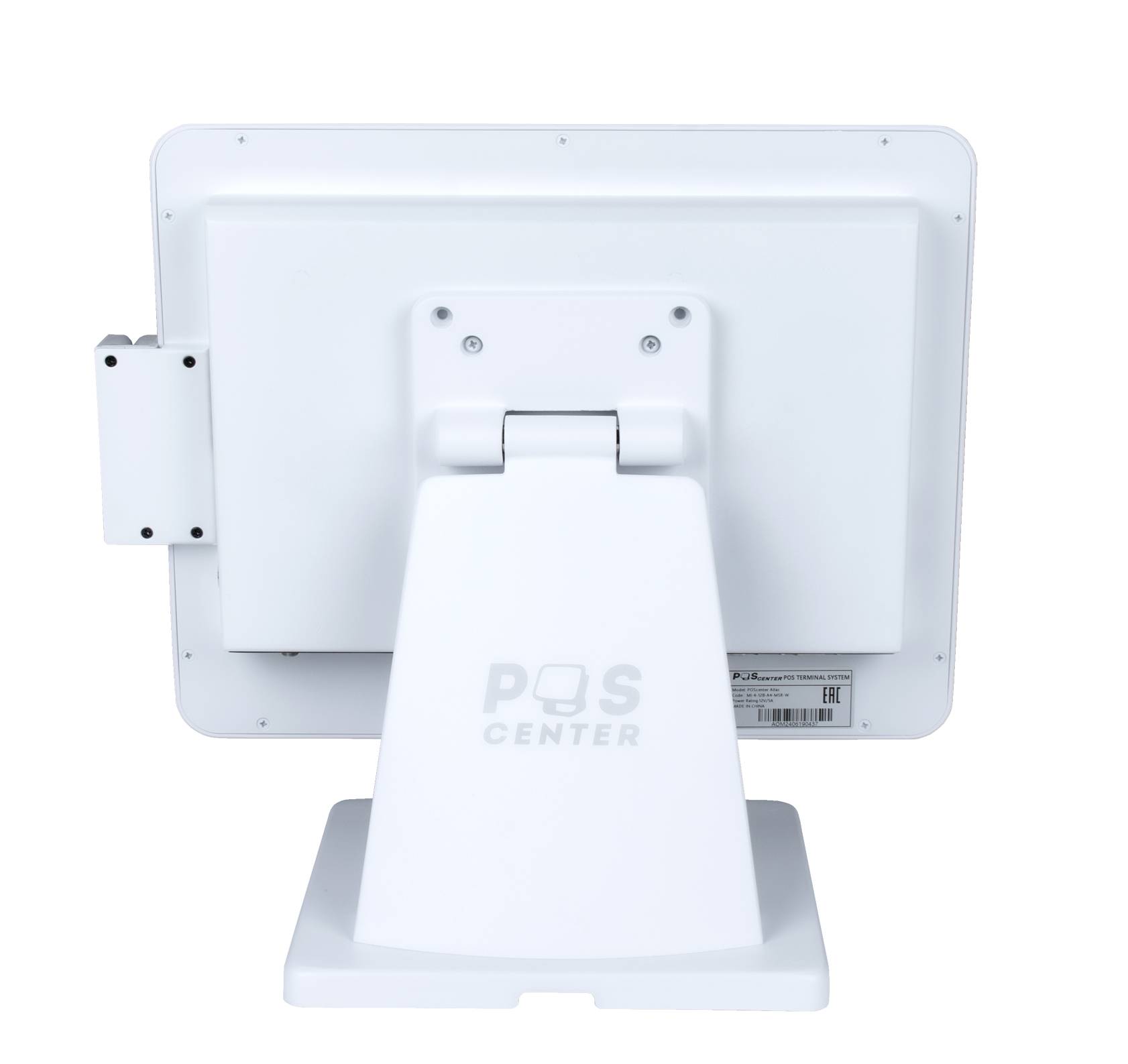 Сенсорный моноблок POScenter Atlas (15", PCAP, J4125, RAM 8Gb, SSD M2 128Gb, MSR) без ОС, БЕЛЫЙ 