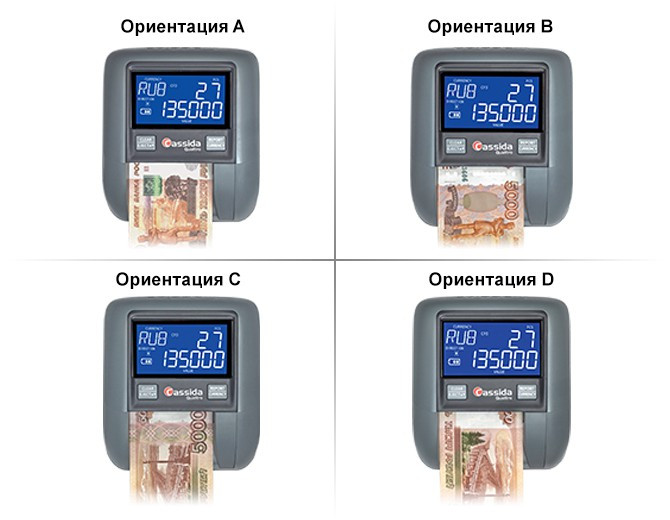 Автоматический детектор банкнот Cassida Quattro S артикул 0021-1710