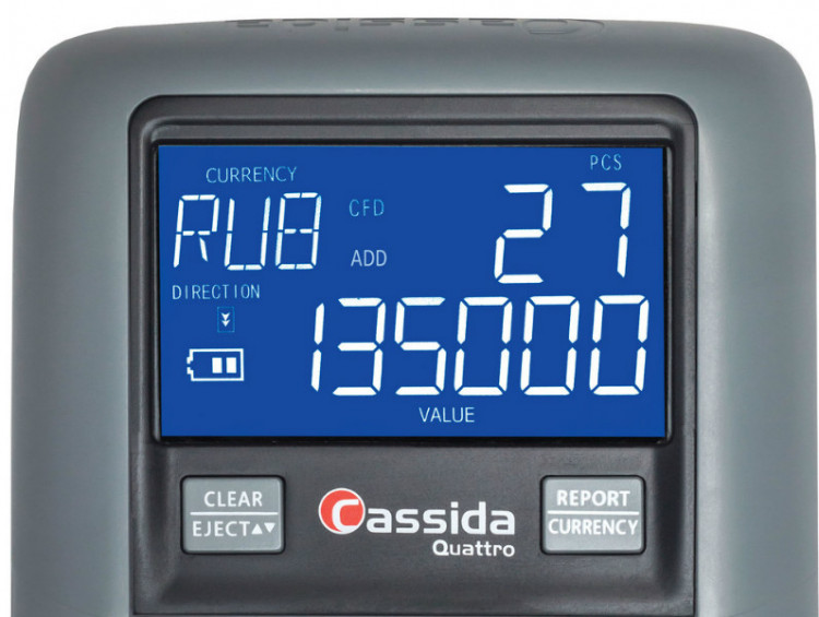 Автоматический детектор банкнот Cassida Quattro S артикул 0021-1710