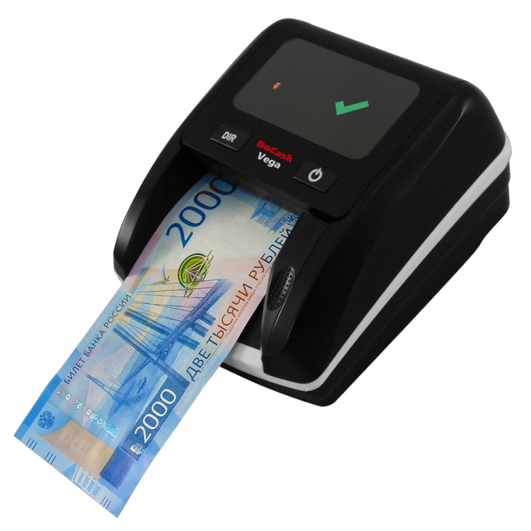 Автоматический детектор банкнот DoCash Vega RUB артикул 13566 с АКБ