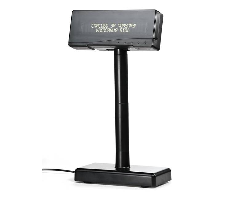 Дисплей покупателя АТОЛ ZQ-VFD2300 USB черный, зеленый светофильтр 