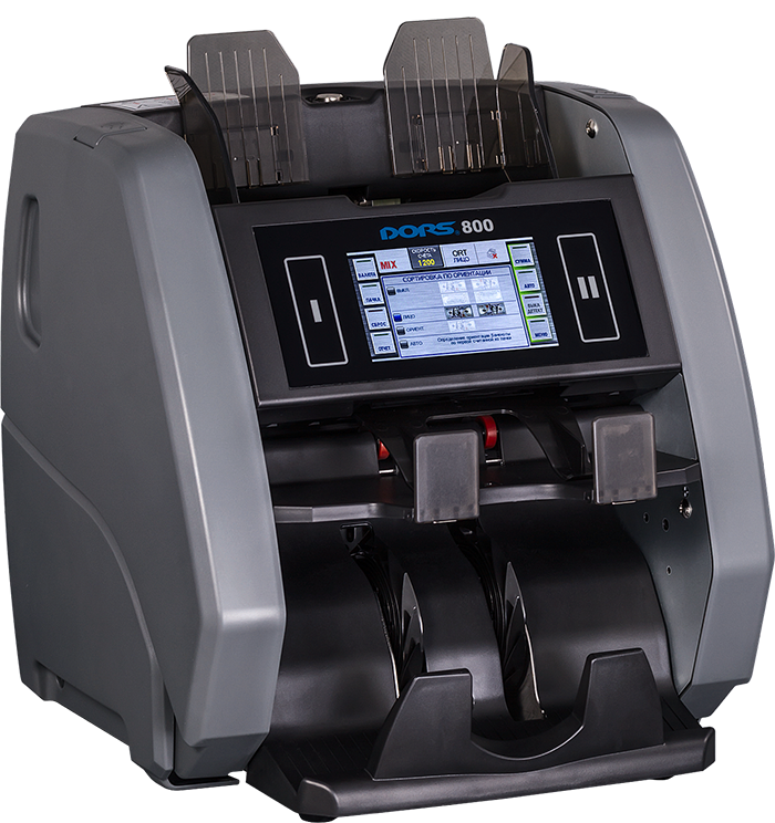 Двухкарманный счетчик банкнот DORS 800 RUB/USD/EUR артикул FRZ-044677 RUB/USD/EUR