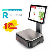 Весы с печатью этикеток M-ER 727 PM-15.2 (15&quot;, USB, Ethernet, Wi-Fi)