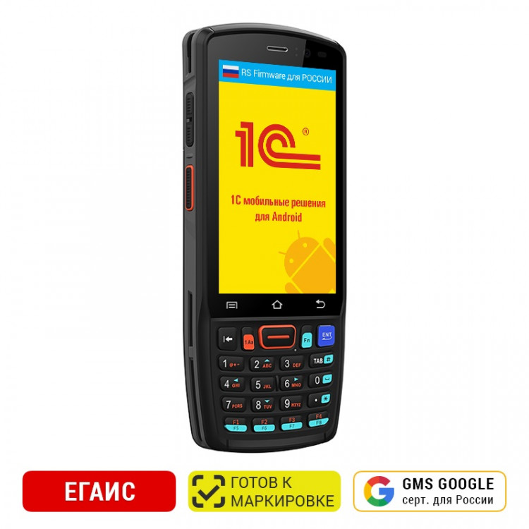 Urovo DT40S Терминал сбора данных артикул DT40S-12Q2USR4G27EU             Android 12.0 / 1.8 GHz / 8хCore, Cortex A53 / Qualcomm SD 450 / RAM 3 GB / ROM 32 GB / Urovo SE2030W / 4G / 2D Imager / 4.0
