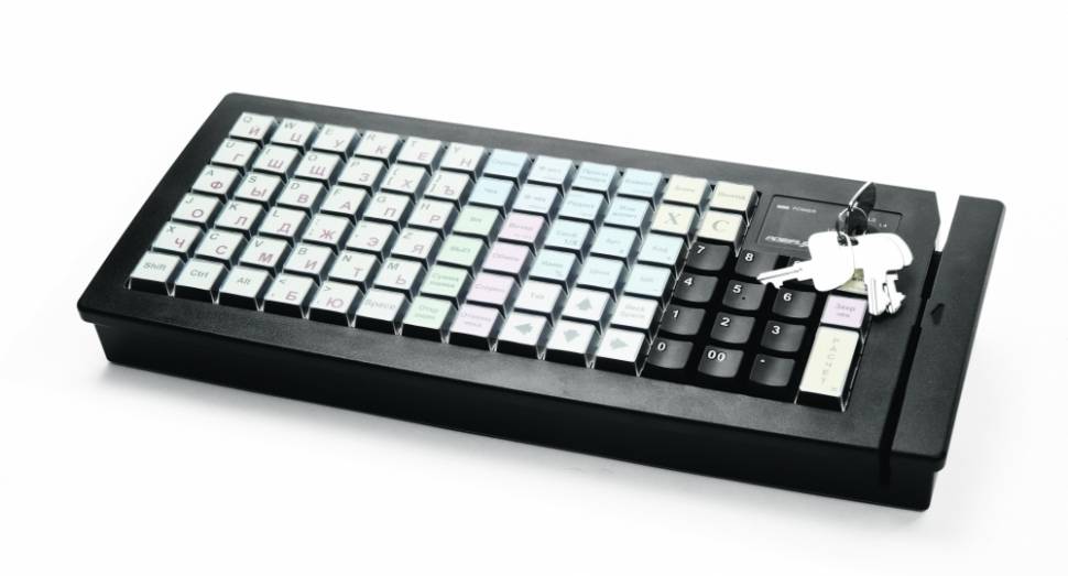 Программируемая клавиатура Posiflex КВ-6600B черная 