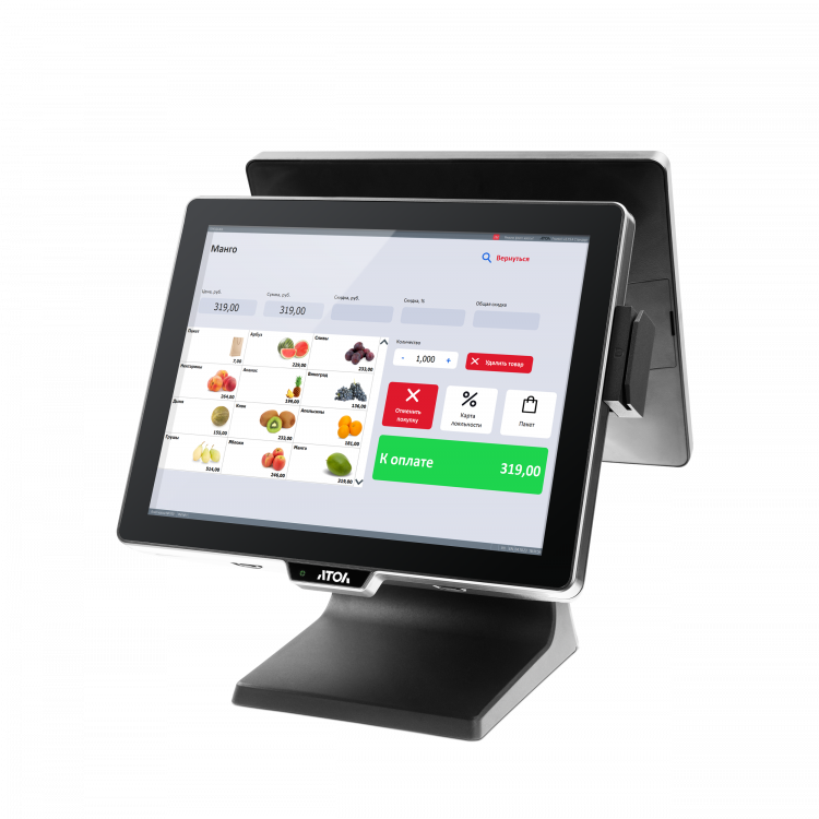 POS-комплект АТОЛ Selfie артикул 62046             POS-комплект АТОЛ Selfie 15 (с ОС, ПО Frontol Тариф 