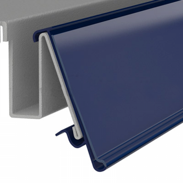 Ценникодержатель двухпозиционный (1000 мм) синий артикул 0021-5856             синий     