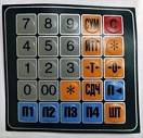 Пленка клавиатуры (322 АC(P)) 