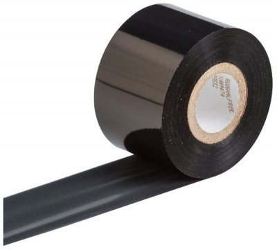 Термо-трансферная лента 40мм*300м Black, Wax, Out, 1"